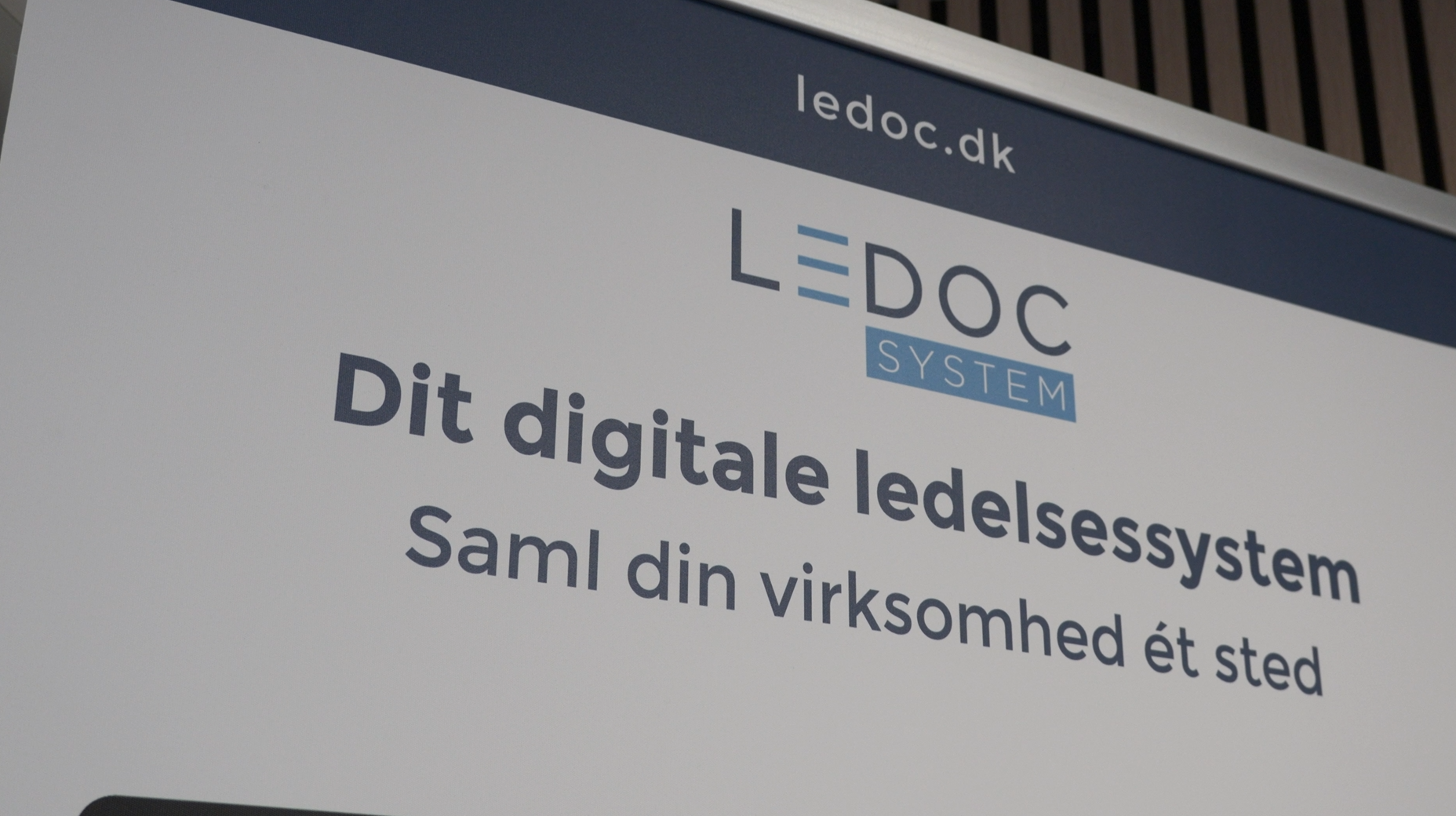 Ledoc KLS – fra krav til fordel