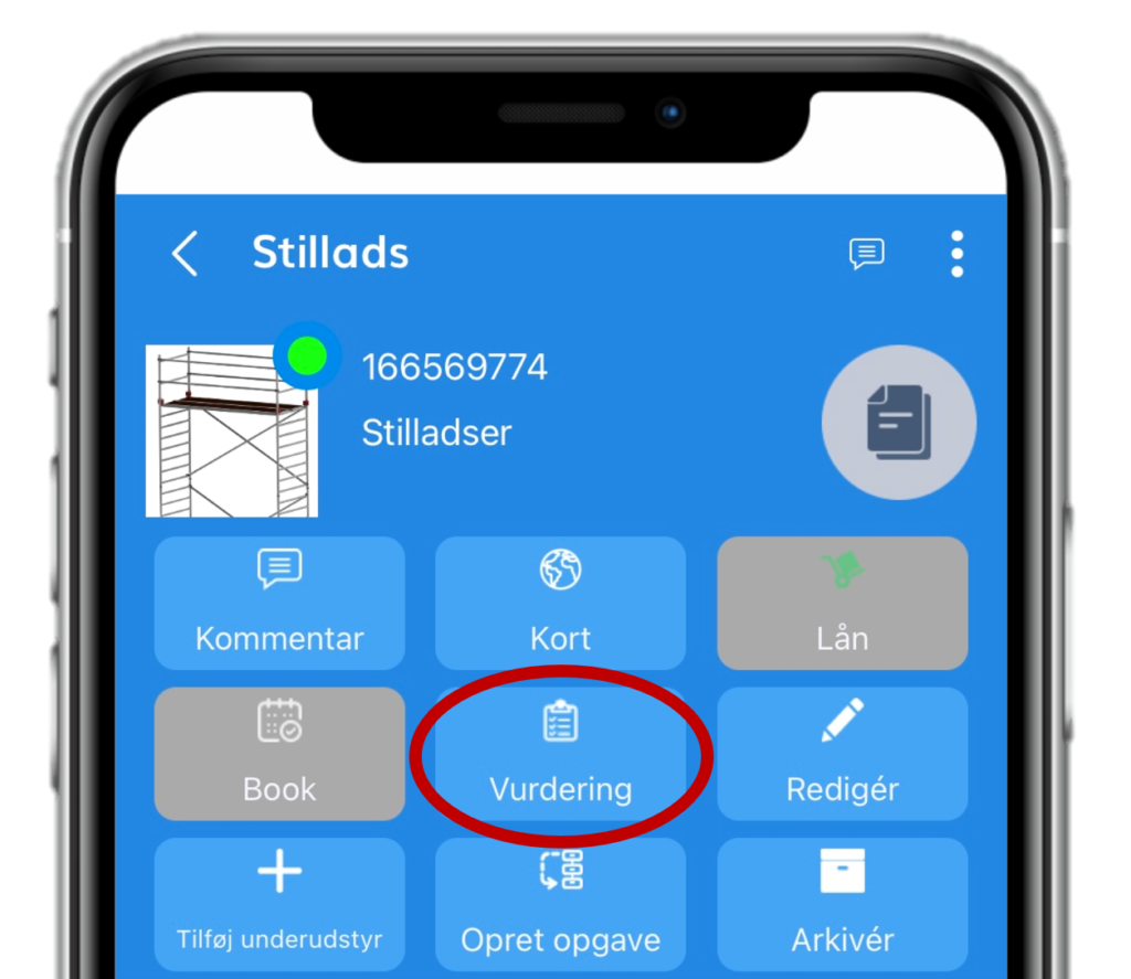 Årligt eftersyn af stilladser