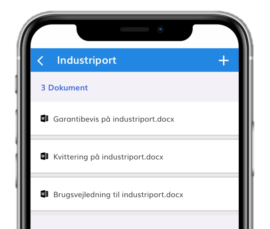 Lovpligtig dokumentation på port