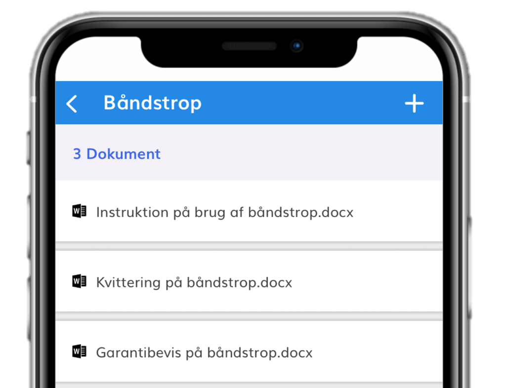 Dokumentation på anhugningsgrej