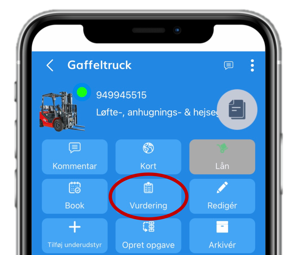 Eftersyn af gaffeltruck