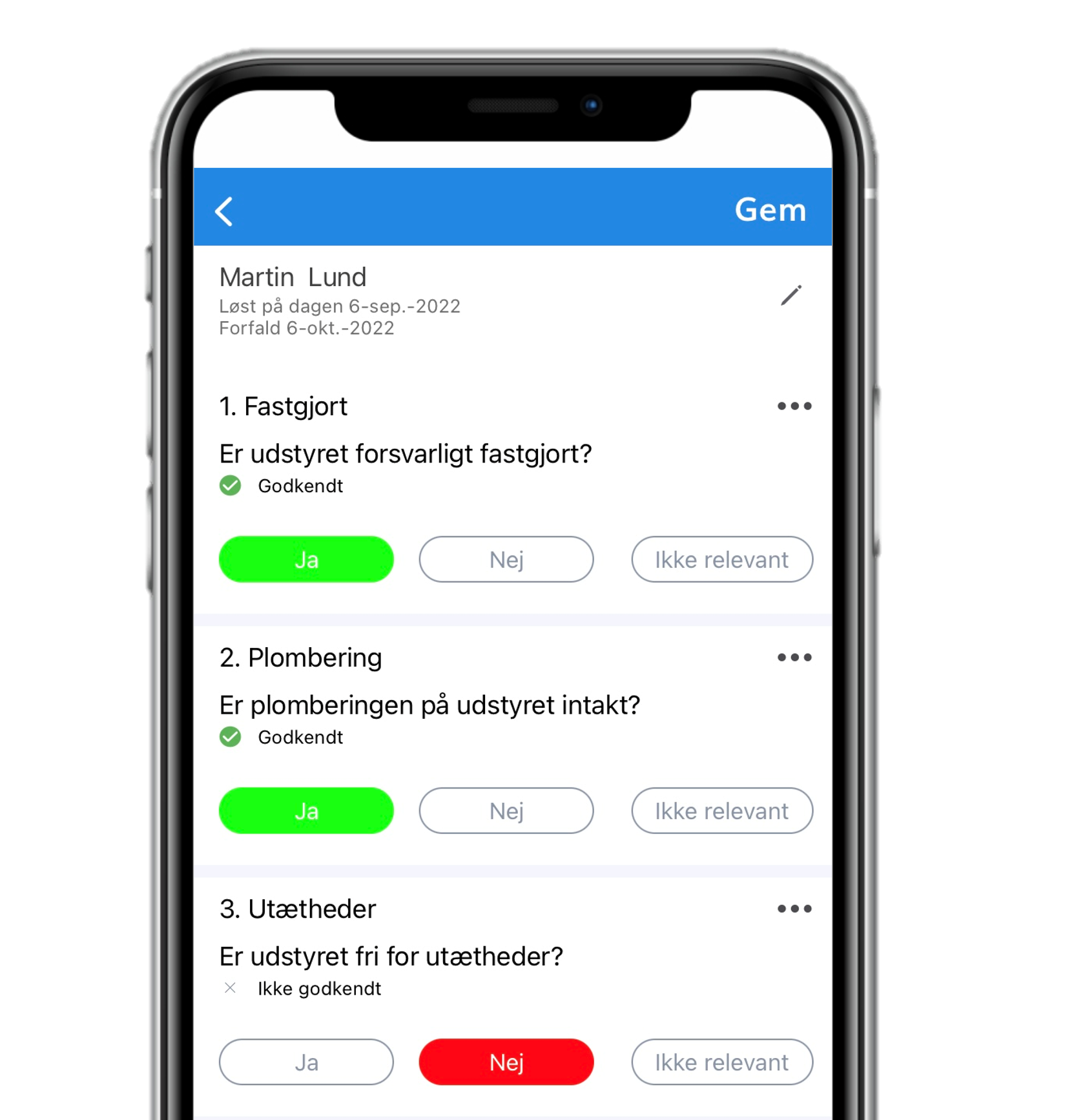 Eftersyn af stigrør dokumenteres automatisk