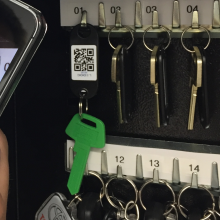 Registrer nøglen via QR-kode