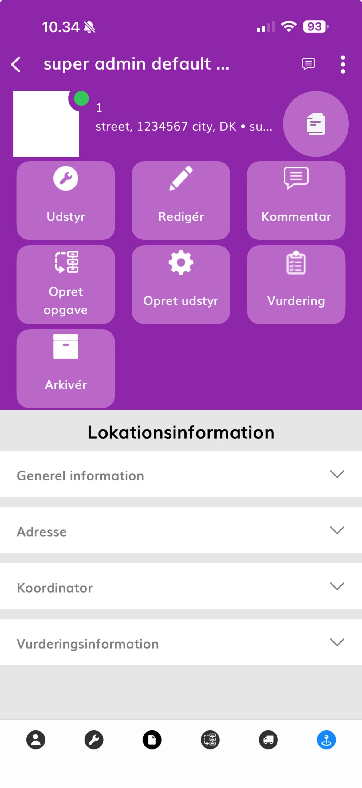 Ledoc app - lokation og scanning